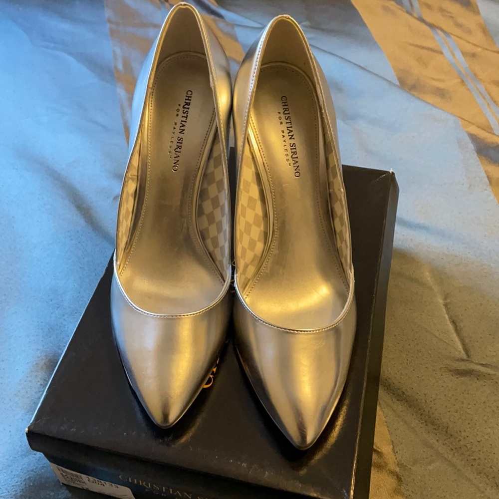Silver pumps - Christian Siriano for Payless